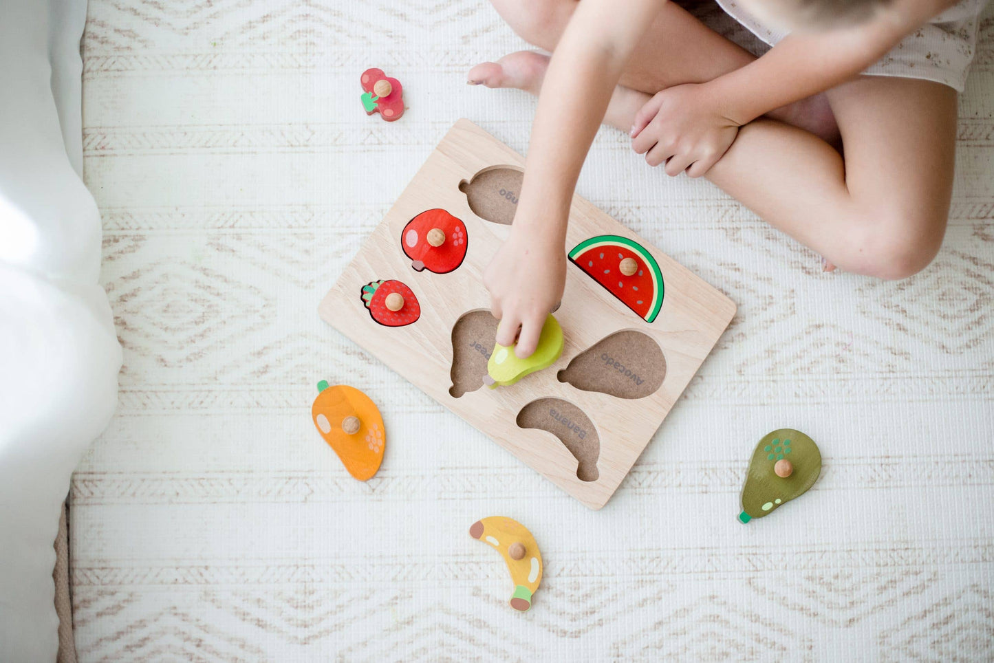Q Toys - Fruit Knob Puzzle