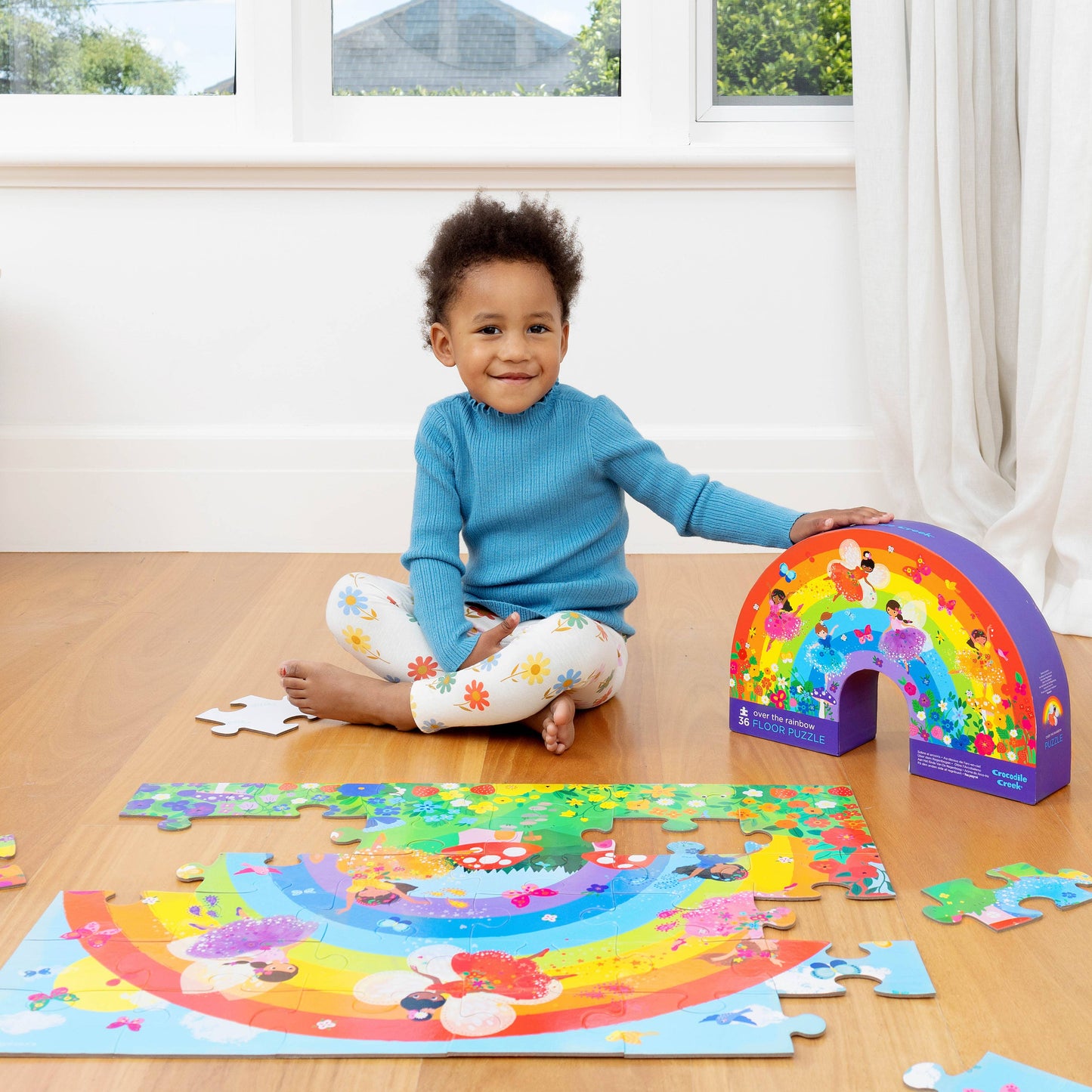 Crocodile Creek - Classic Floor Puzzle 36 pc - Rainbow