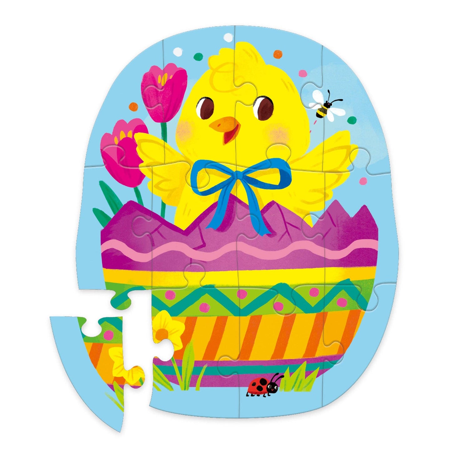 Crocodile Creek - Mini Puzzle 12 pc - Easter Egg - Bambam Kids Toys