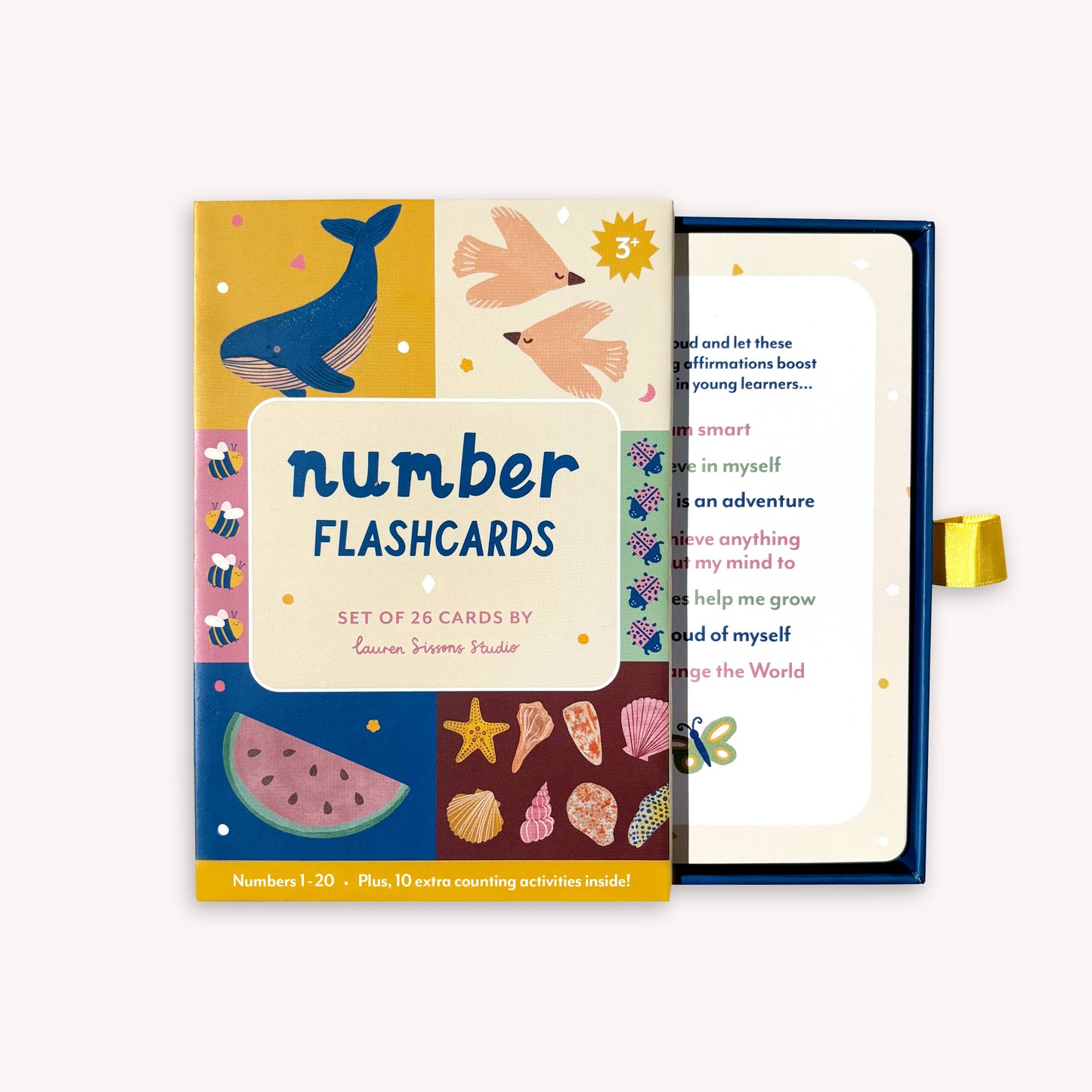 Lauren Sissons Studio - Illustrated Number Flashcards - Kids Toys Learning Education