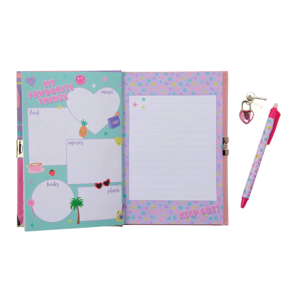 Floss & Rock Fashion Friends - Lockable Diary