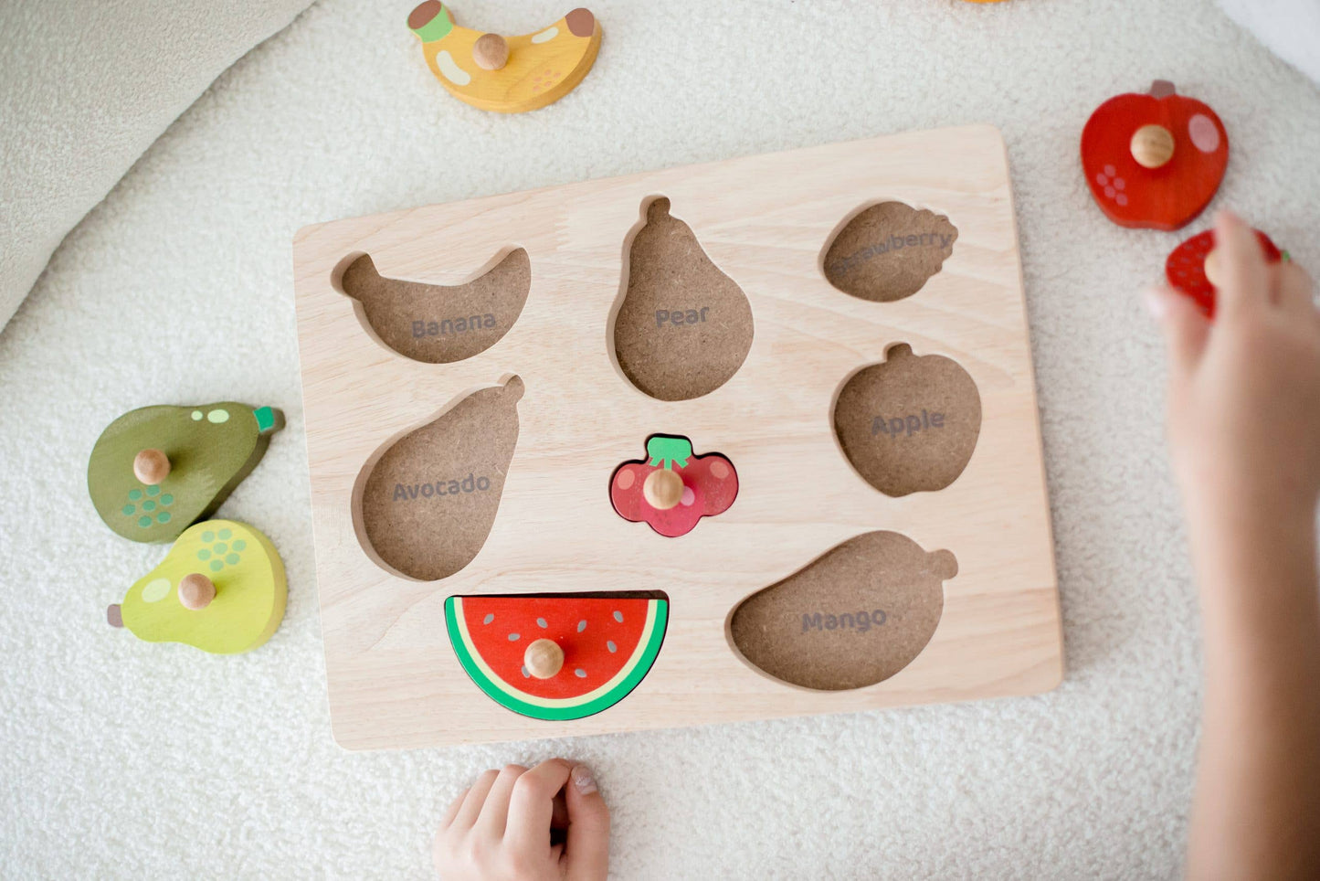 Q Toys - Fruit Knob Puzzle