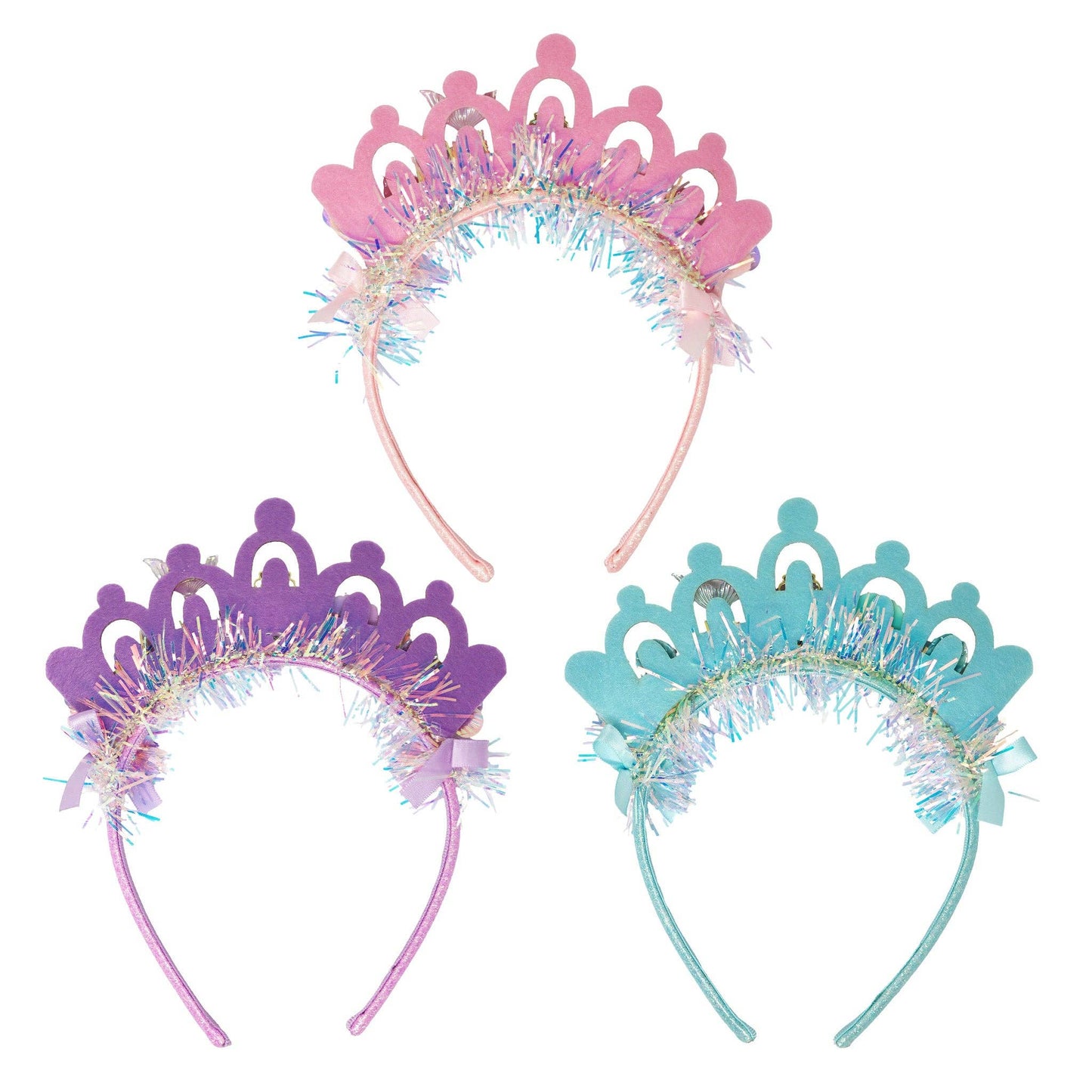 Pink Poppy - Mermaid Crown Headband - I