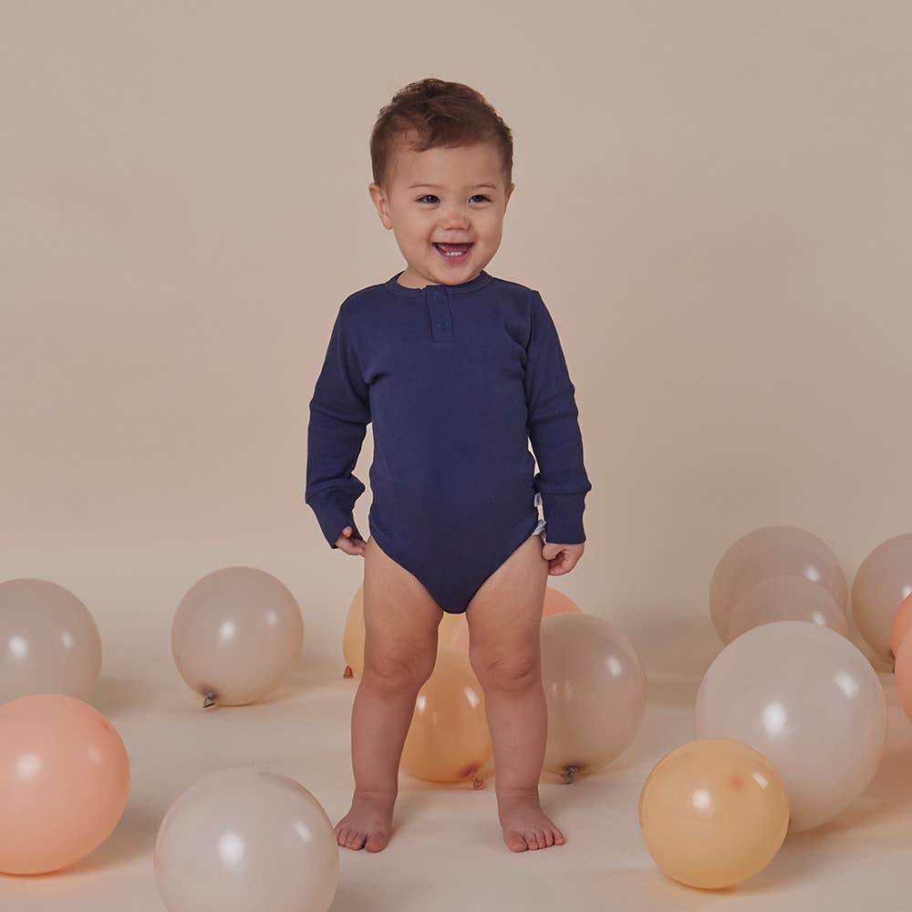 Snuggle Hunny - Moonlight Long Sleeve Organic Bodysuit