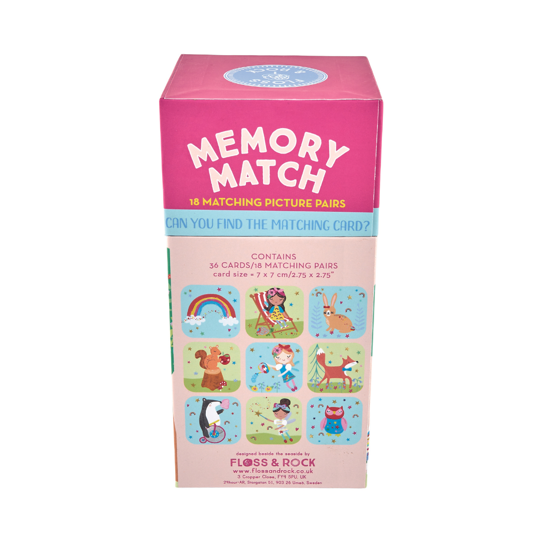 Bobangles - Floss & Rock Memory Match - Rainbow Fairy