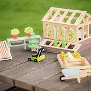 Greenhouse with Garden Set -Tender Leaf