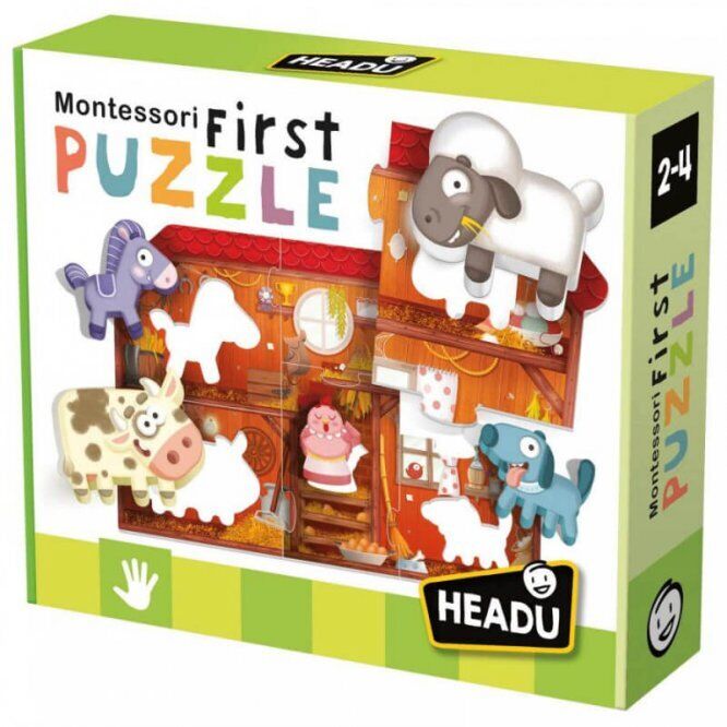 Montessori First Puzzle The Farm - Headu