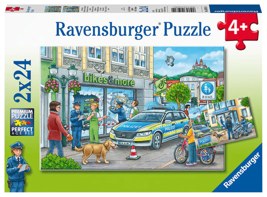 Police at Work! Puzzle 2x24pc