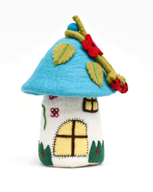Fairies and Gnomes House - Blue Roof
