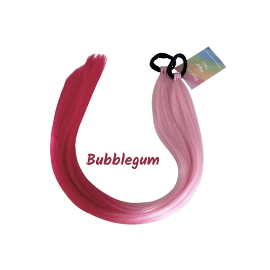 26" Unicorn Piggy Tails - Bubblegum