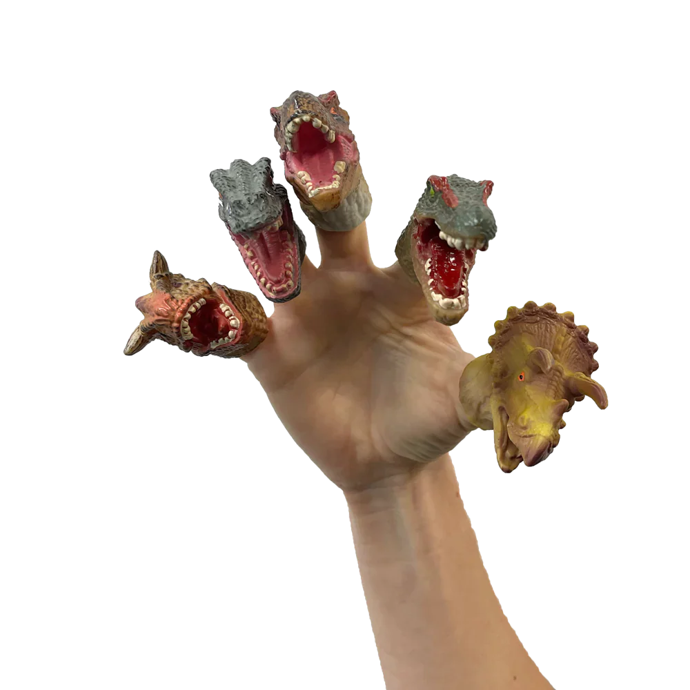 Dinosaur Finger Puppets - Assorted