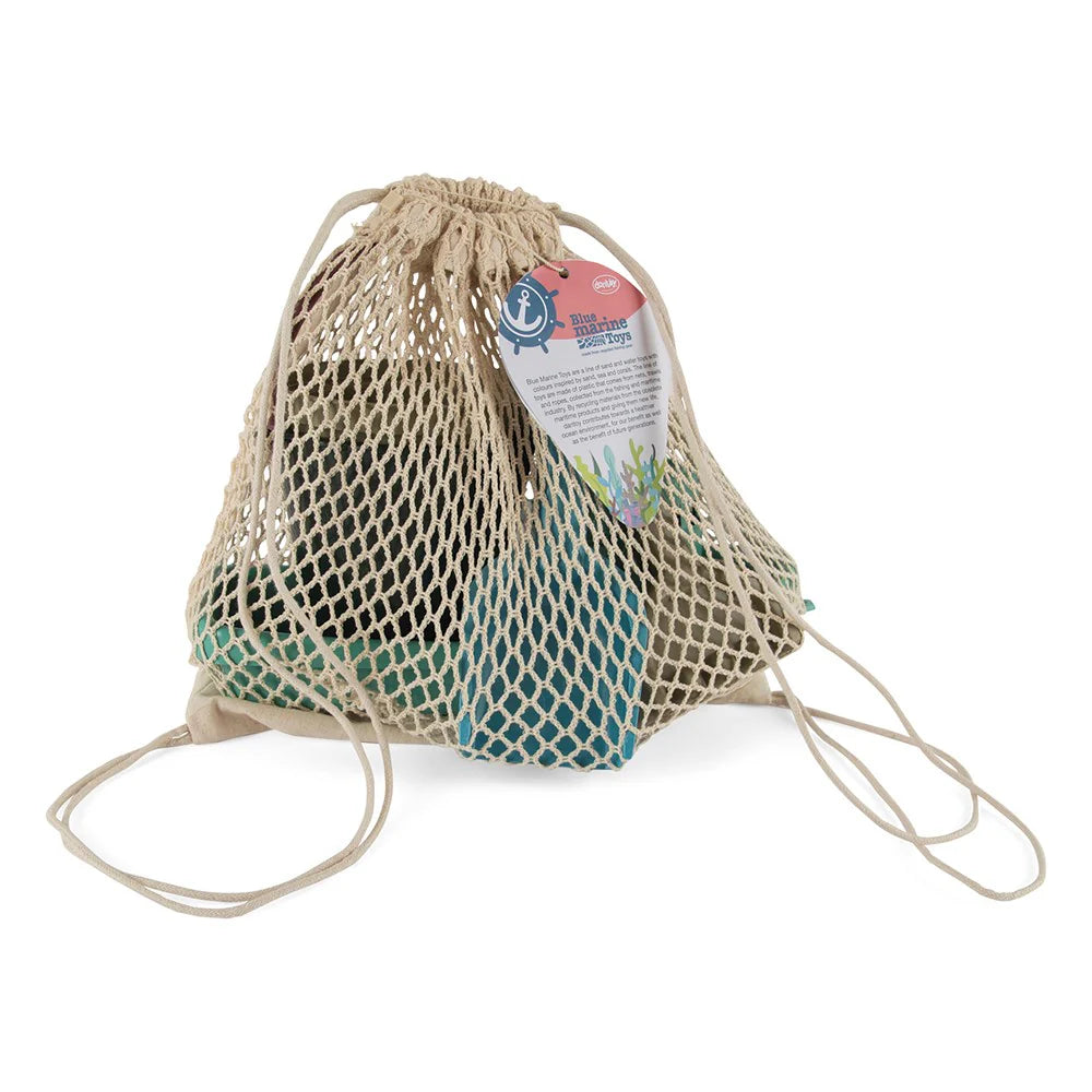 Blue Marine Toys - Boat & Sand Set with Cotton Net