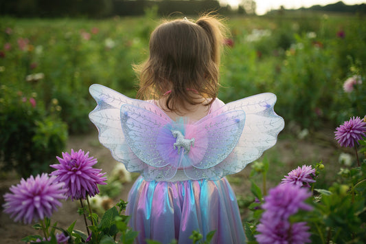 Pastel Magical Unicorn Skirt & Wings (Size 4-6)