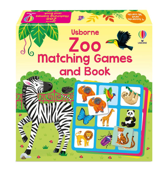 Zoo Matching Game & Book