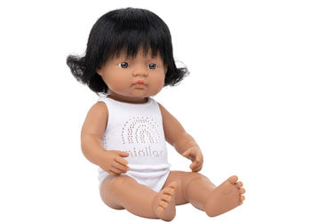Miniland - Hispanic Baby Girl 38cm