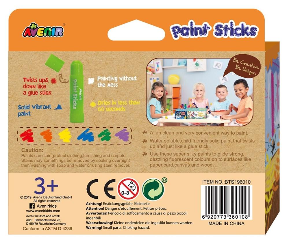 Paint Sticks - 6 Colours