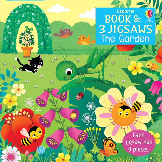 The Garden - Book & 3 Jigsaws