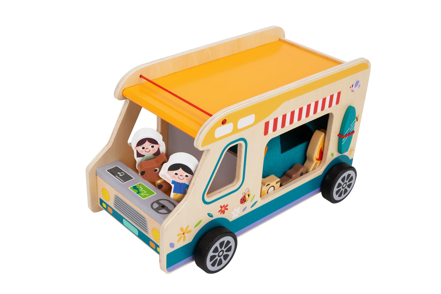 Camping RV Caravan Wooden Playset