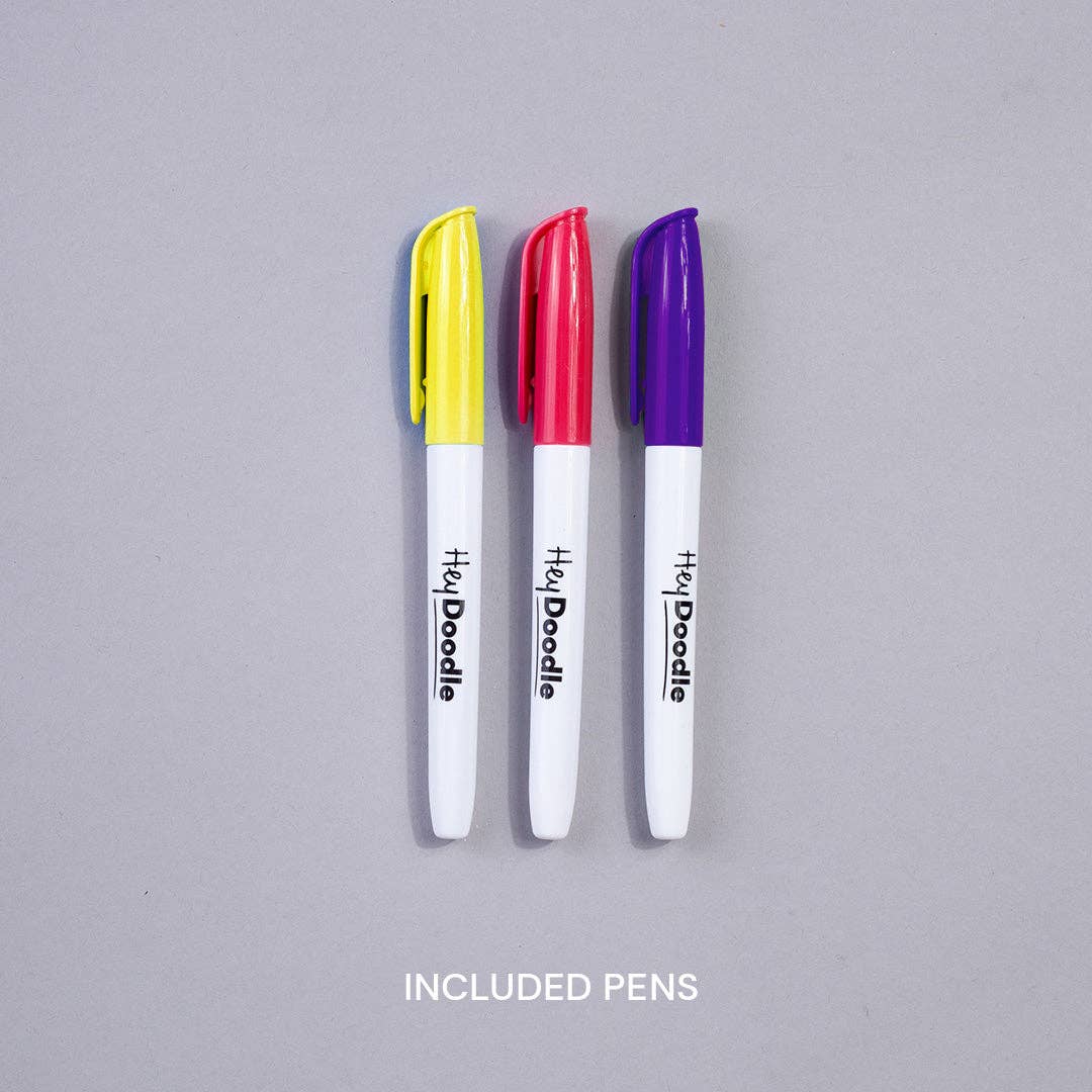 HeyDoodle - Toot Toot Honk Mini Colouring & Doodle Mat