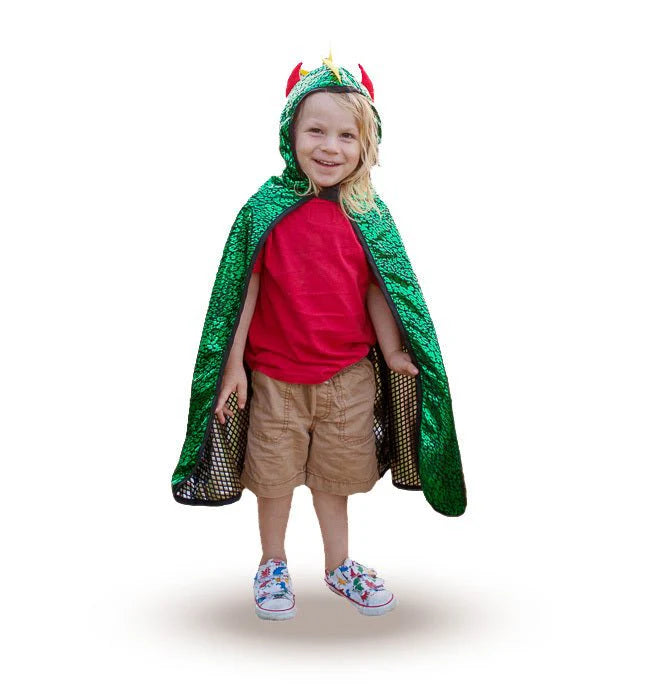 Reversible Dragon Knight Cape Size 5-6