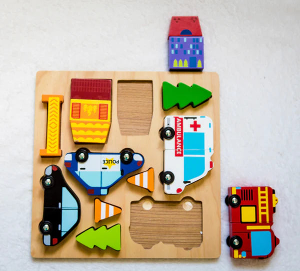 Vehicle Puzzle with Magnets - Kiddie Connect