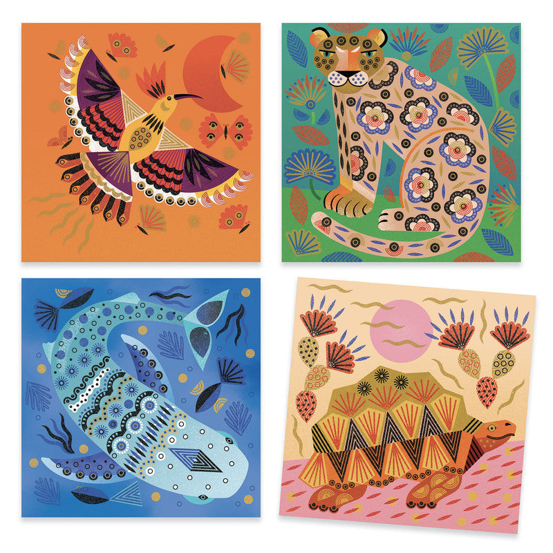 Patterns and Animals Clear Stamps