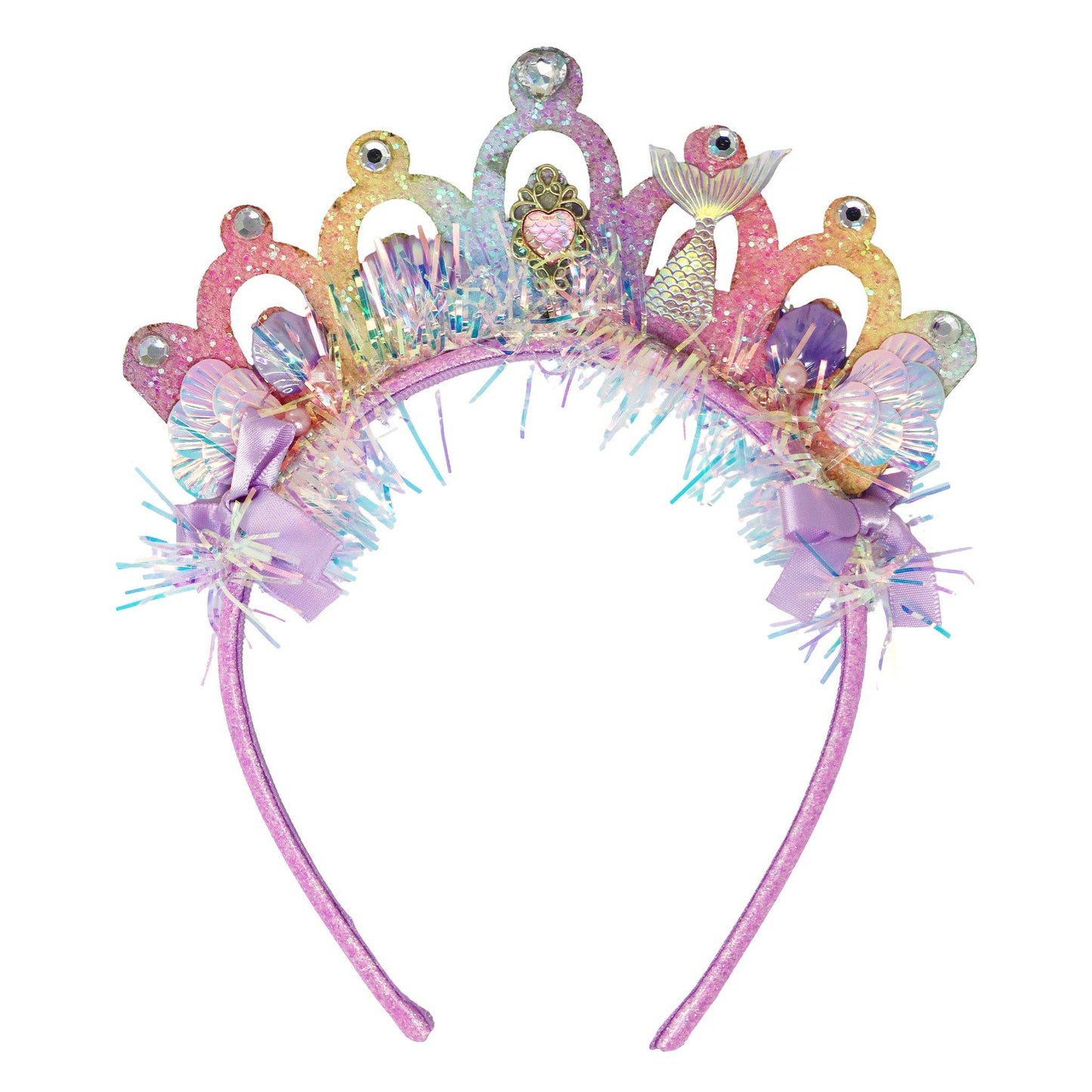 Pink Poppy - Mermaid Crown Headband - I
