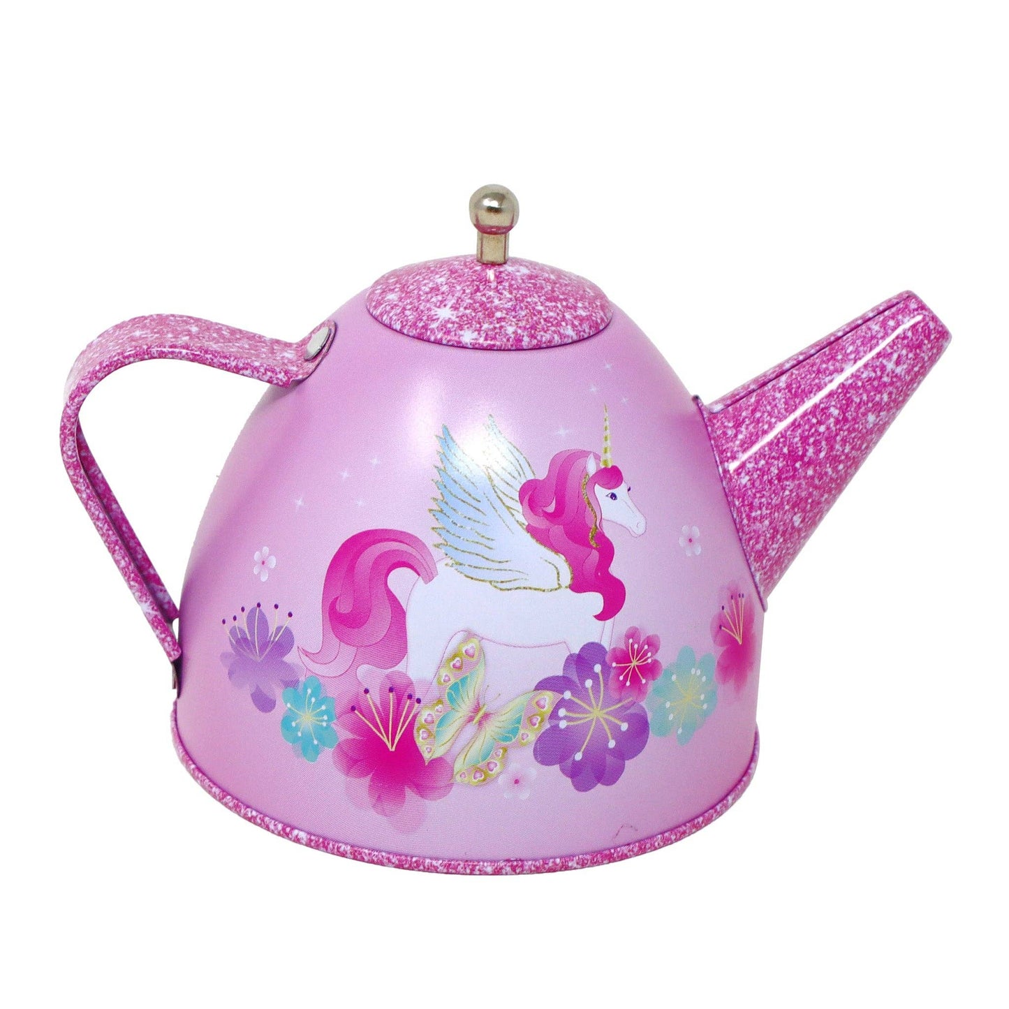 Pink Poppy - Unicorn Rainbow 15 Piece Tin Tea Set