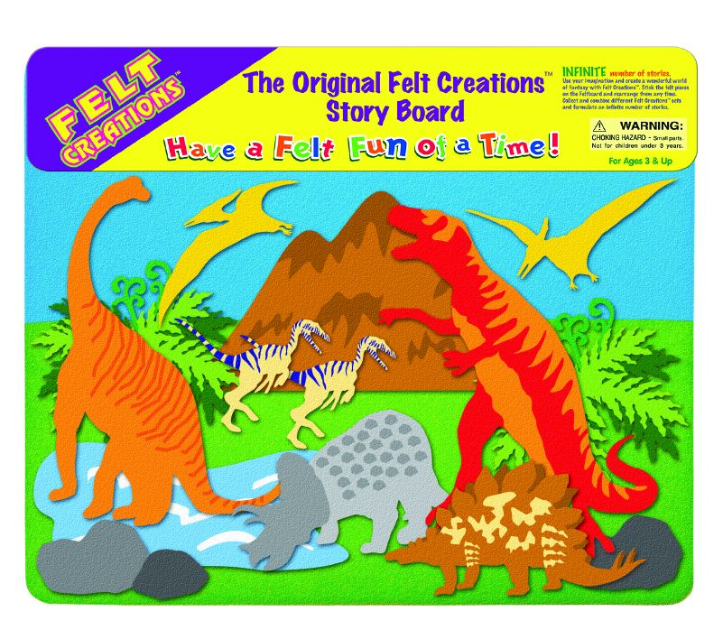 Felt Creations - Prehistoric Dinosaurs