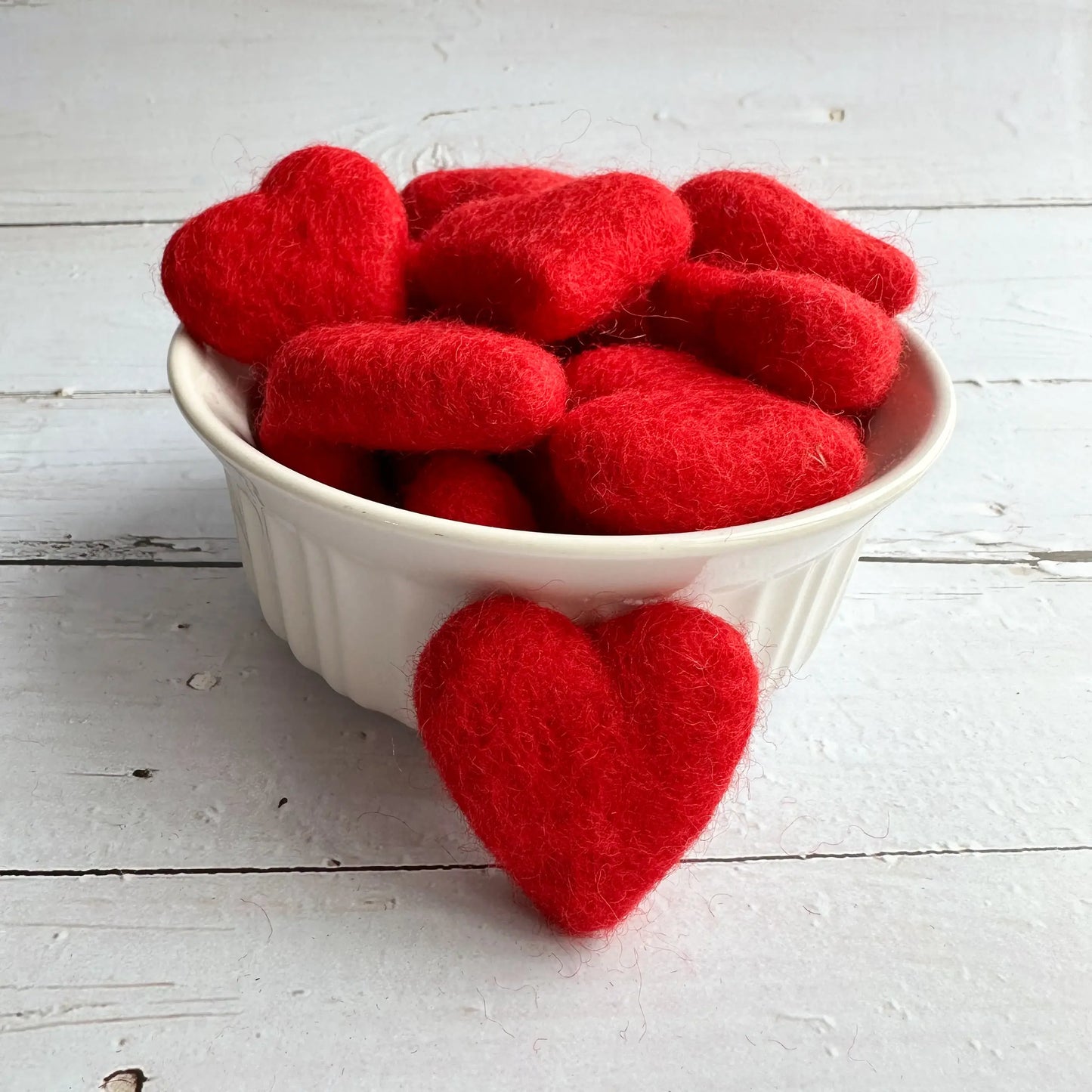 Red Felt Heart - Sewing Seeds Play