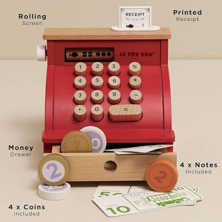 Le Toy Van - Wooden Cash Register