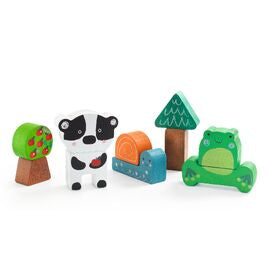 Puzz & Match Dog & Tree Wooden Matching Puzzle 10pc