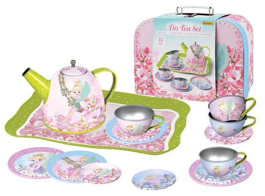Fairy Tin Tea Set Suitcase