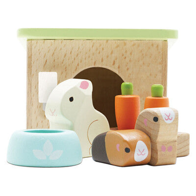 Bunny & Guinea Pet Animal Set - 5 piece