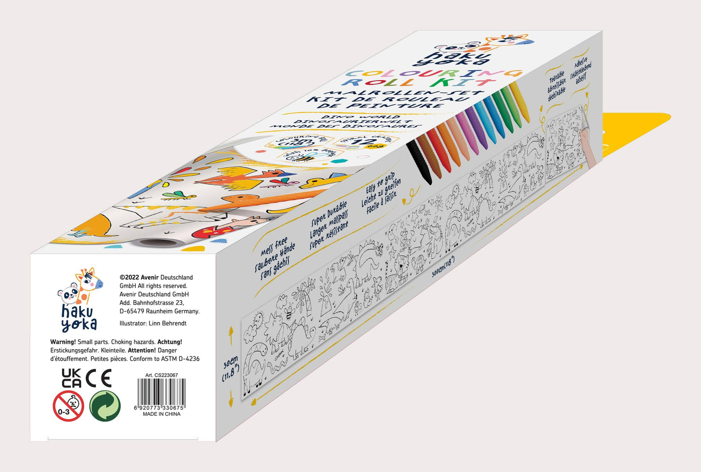 Happy Distribution - Haku Yoka Colouring Roll Kits