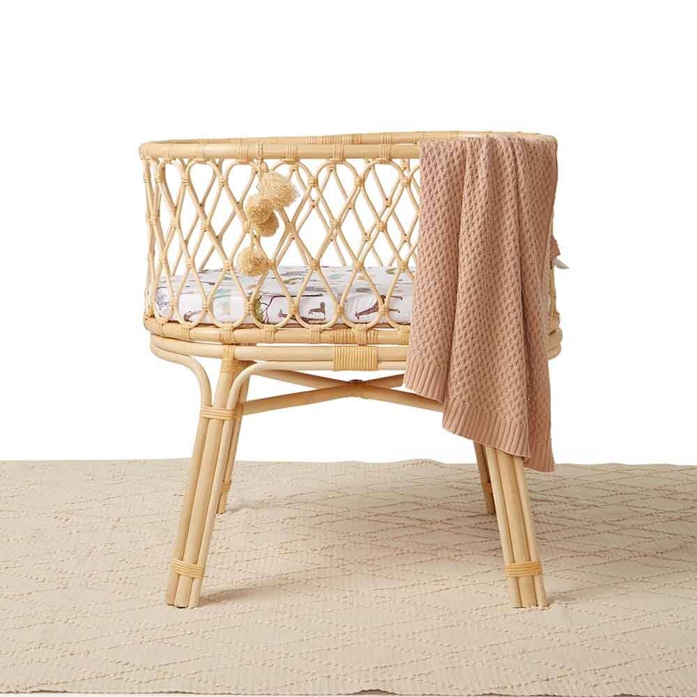 Snuggle Hunny - Safari Bassinet Sheet / Change Pad Cover