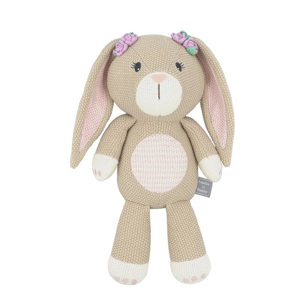Amelia the Bunny Knitted Toy - Bambam Kids Toys 