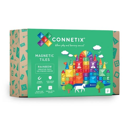 Connetix 102 Piece Rainbow Creative Pack                      *PRE ORDER*
(arrival first week September 2025)