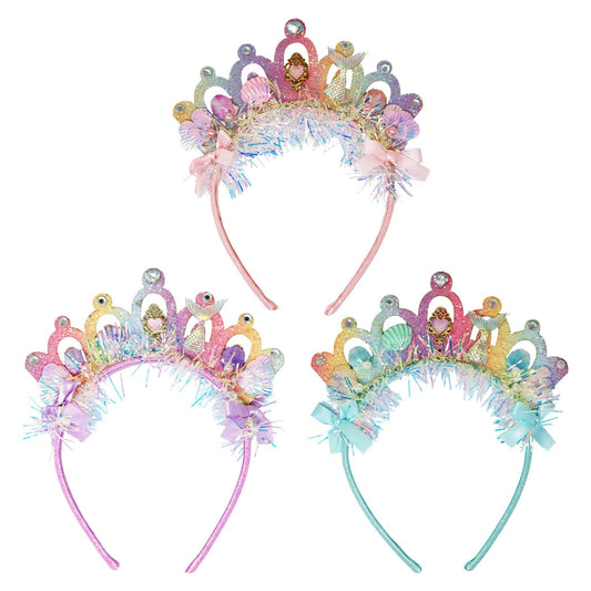 Pink Poppy - Mermaid Crown Headband - I