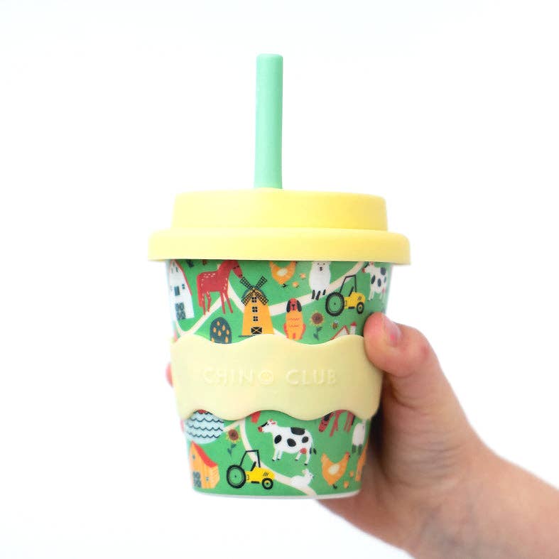 Chino Club - Farm Babychino Cup 4oz - Bambam Kids Toys 