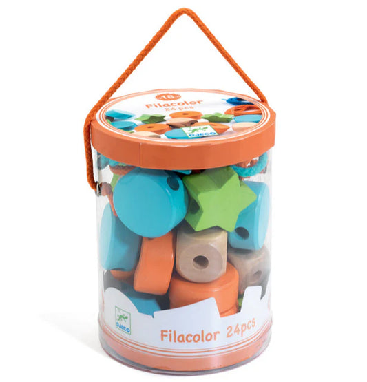 Djeco - Filacolour Threading Beads