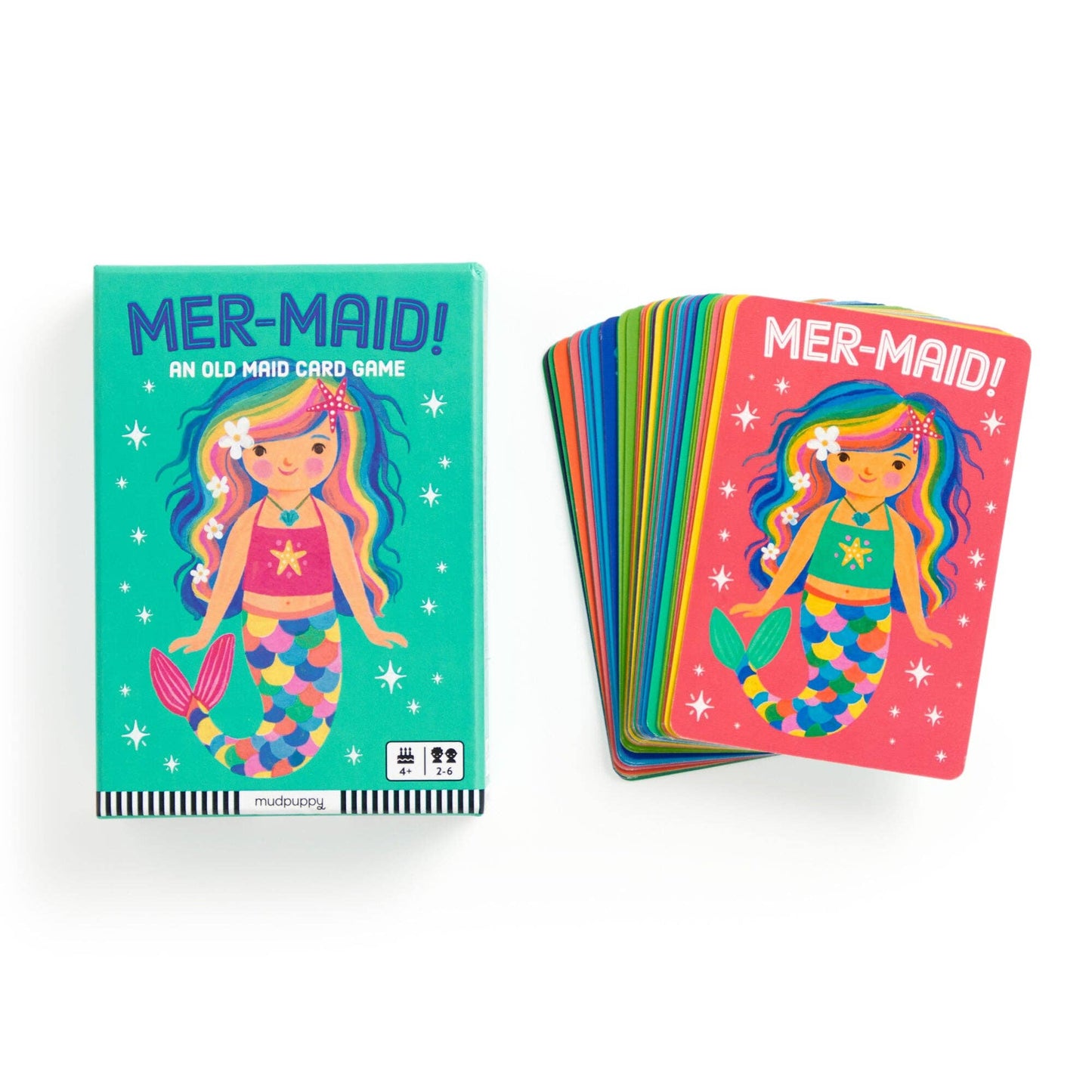 Mudpuppy Playing Cards - Mer-Maid! An Old Maid Card Game