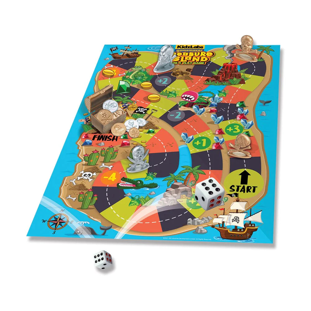 Kidzlabs Treasure Island Dig & Play Game