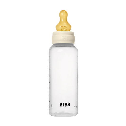 BIBS Baby Bottle Complete Set 270ml Latex - Ivory