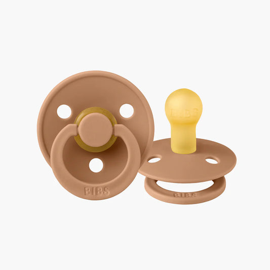 BIBS Colour Pacifier - Round S1 - Earth 2 pk