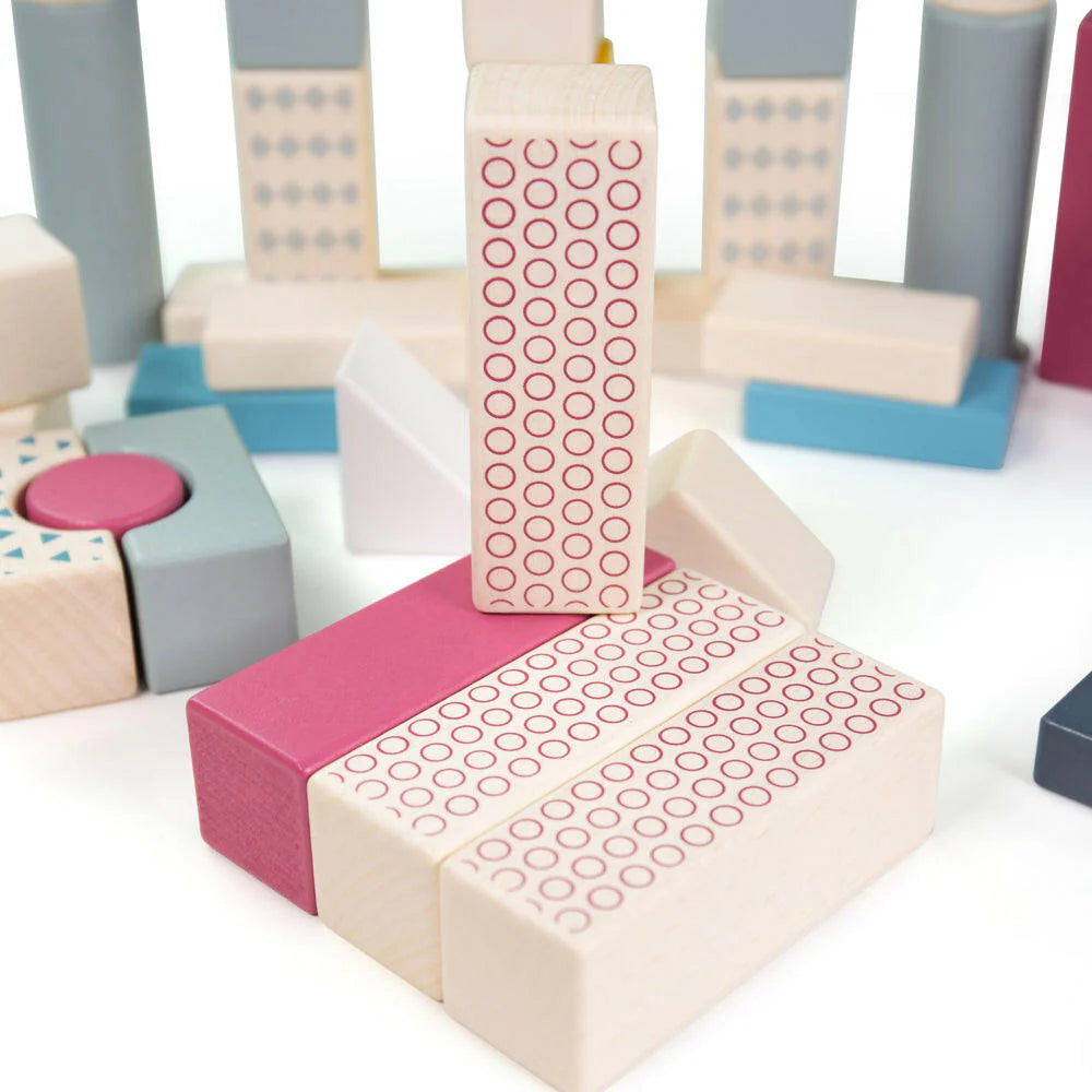 Bigjigs Toys FSC Drum of 50 Blocks