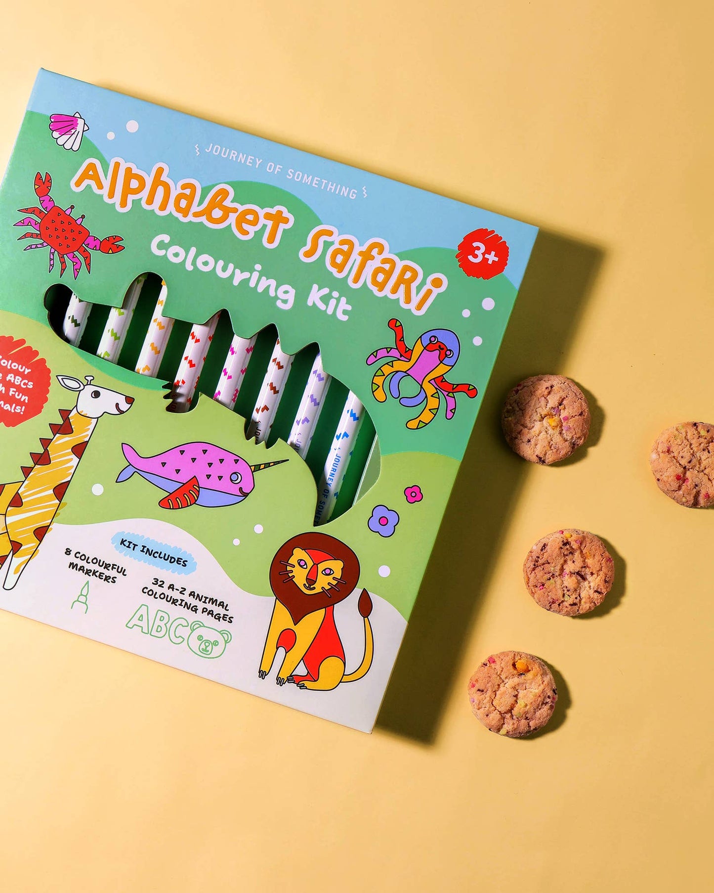 Alphabet Safari Colouring Kit - Journey Of Something