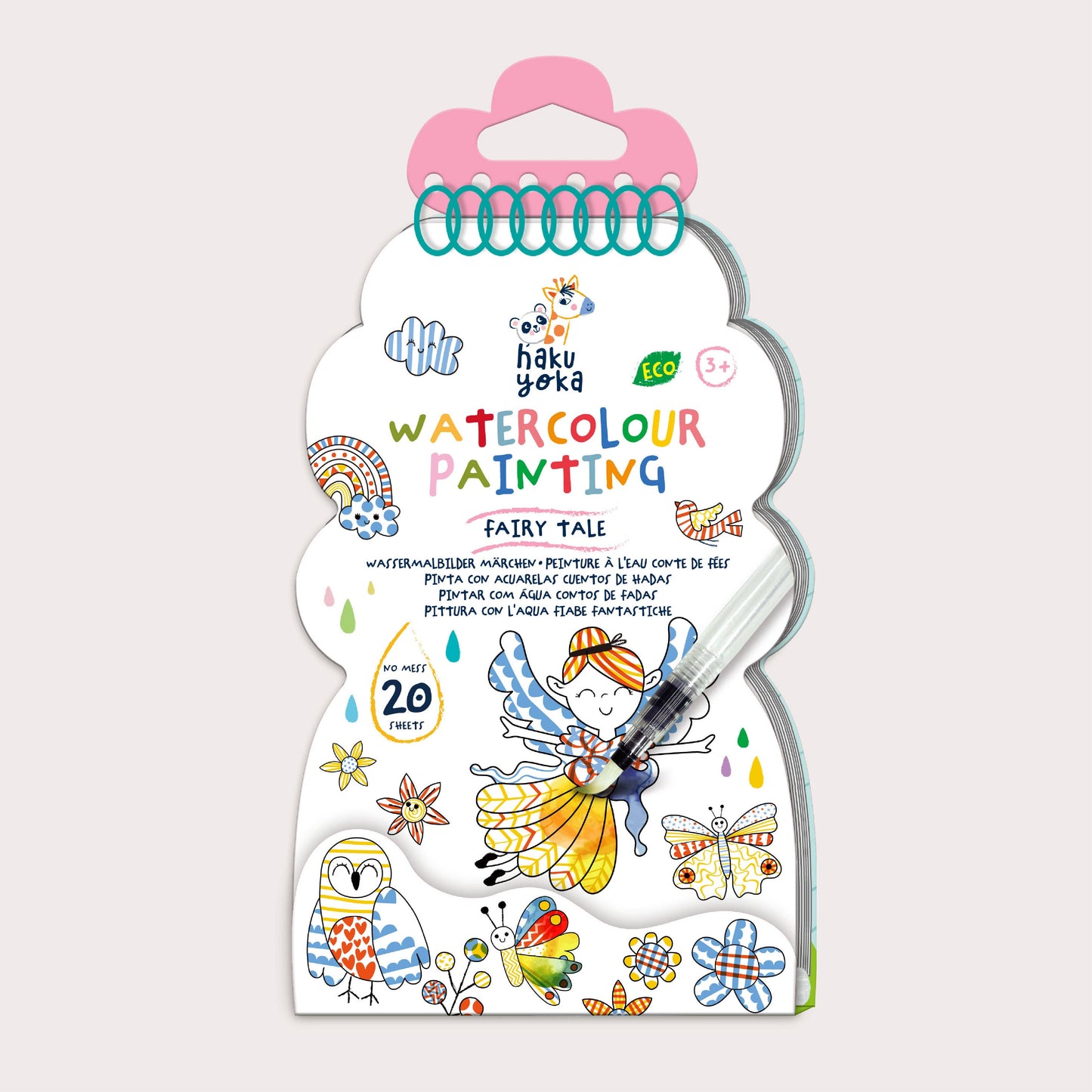 Happy Distribution - Haku Yoka Watercolour Painting