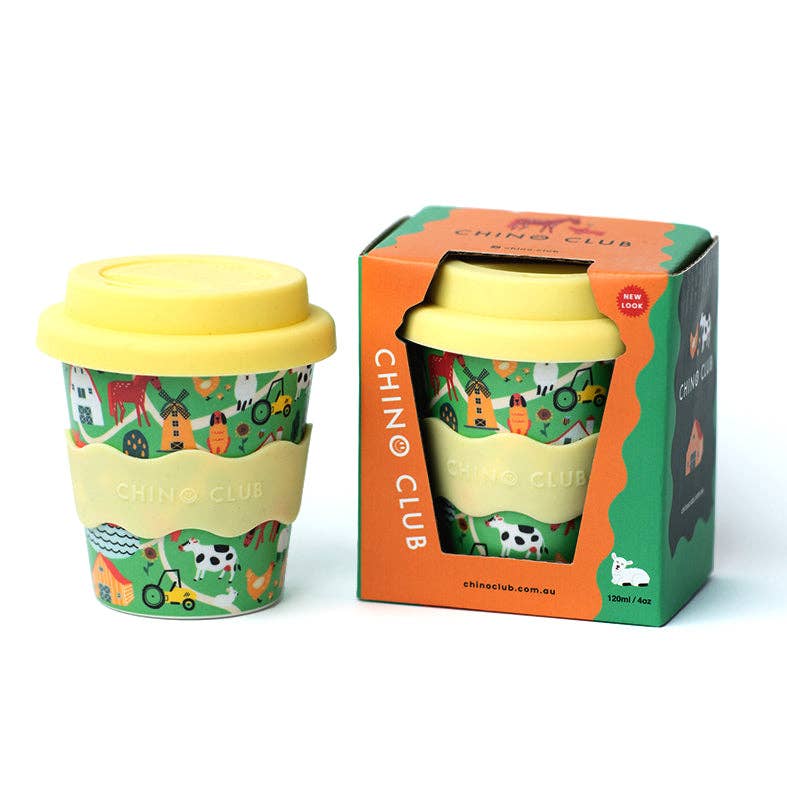 Chino Club - Farm Babychino Cup 4oz - Bambam Kids Toys 