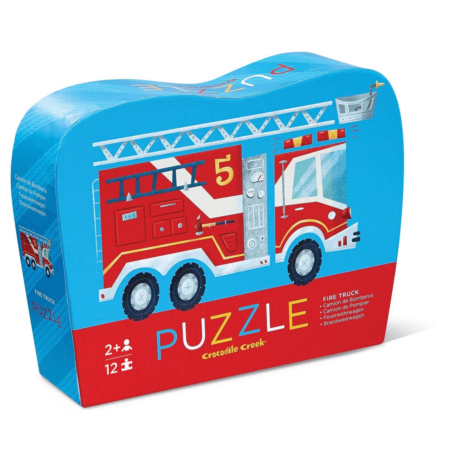 Crocodile Creek - Mini Puzzle - 12 pc - Fire Truck
